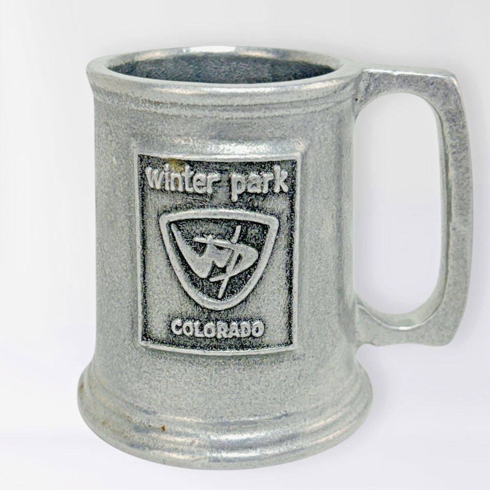 Wilton Armetale Winter Park Colorado 3" Mug Souvenir Decor Ski Mountain Made USA